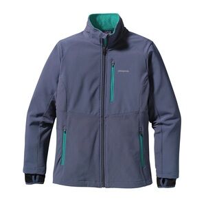 Patagonia Prussian Blue  Soft Shell Integral Polartec Jacket Women’s Medium